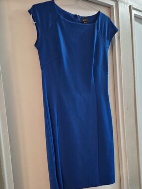 Mexx Royal Blue Cap Sleeve Midi Dress